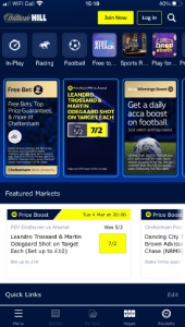 William betting app